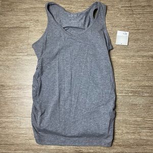 a:glow Maternity Essential Sleeveless Gray Tank